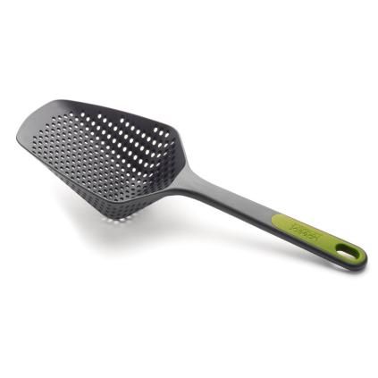 Perforált forgatólapát SCOOP PLUS, szürke, Joseph Joseph