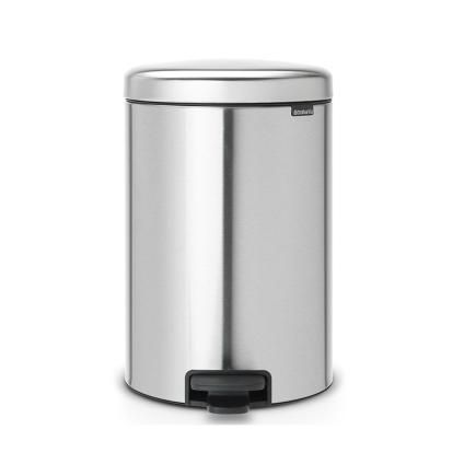 Pedálos szemetes kosár NEWICON 20 l, matt acél, Brabantia