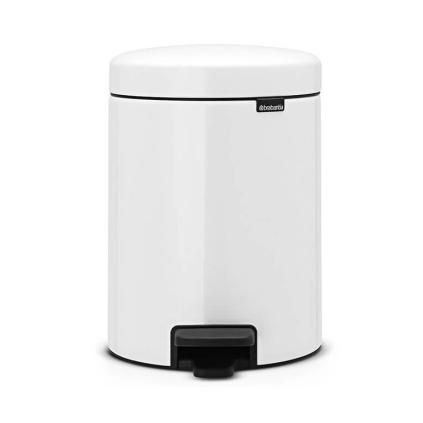 Pedálos szemetes kosár NEWICON 5 l, fehér, Brabantia