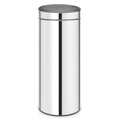 Érintős szemeteskosár TOUCH BIN NEW 30 l, fényes acél, Brabantia