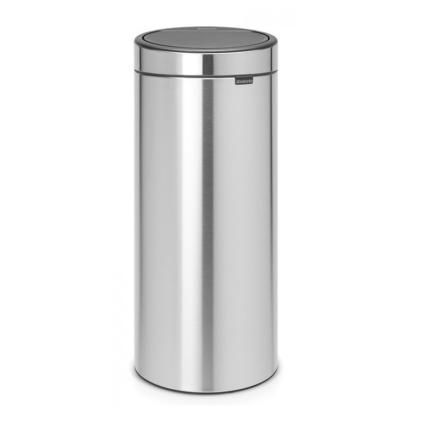 Érintős szemeteskosár TOUCH BIN NEW 30 l, matt acél, Brabantia