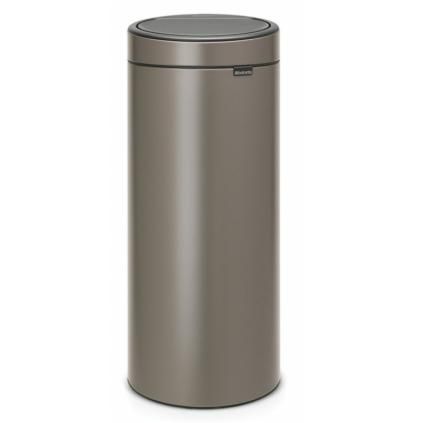 Érintős szemeteskosár TOUCH BIN NEW 30 l, platina, Brabantia