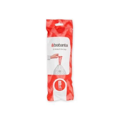 Szemeteszsákok B PerfectFit 5 l, 20 db, Brabantia