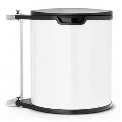 Beépített szemetes kosár 15 l, fehér, Brabantia