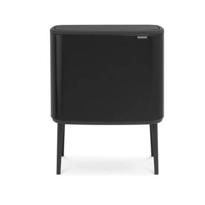 Érintős szemeteskosár BO 11 + 23 l, matt fekete, Brabantia