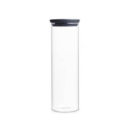 Élelmiszertároló edény 1,9 l, egymásra rakható, üveg, Brabantia