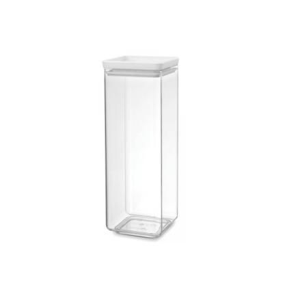 Brabantia TASTY PLUS üveg tárolóedény készlet, 2,5 l, világosszürke, műanyag