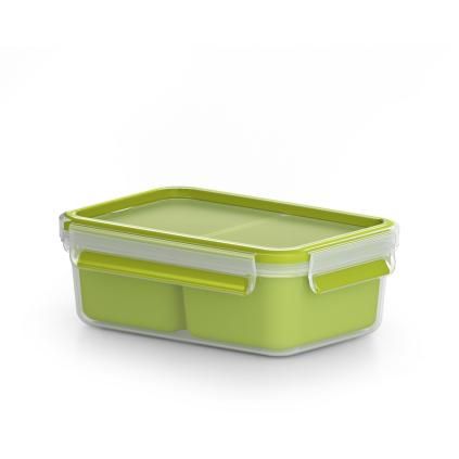 Élelmiszertároló edény MASTER SEAL TO GO K3100512 1 l, belső tálkákkal, Tefal