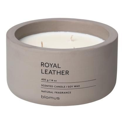 Illatgyertya FRAGA ⌀ 13 cm, Royal Leather, Blomus