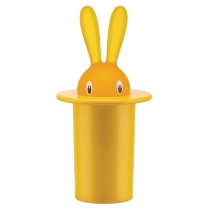 Fogpiszkáló tartó MAGIC BUNNY, sárga, Alessi