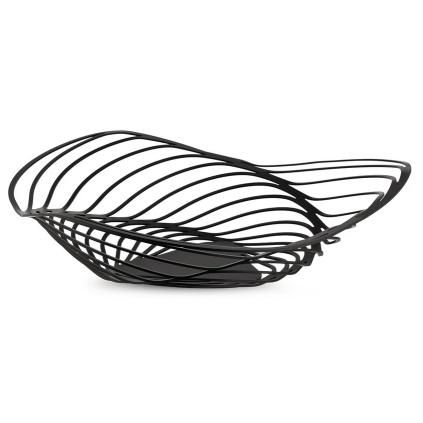 Gyümölcstál TRINITY 37 cm, fekete, Alessi