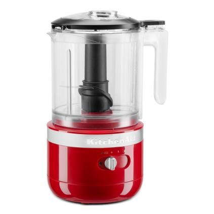 Elektromos aprítógép 5KFCB519, vezeték nélküli, királypiros, KitchenAid