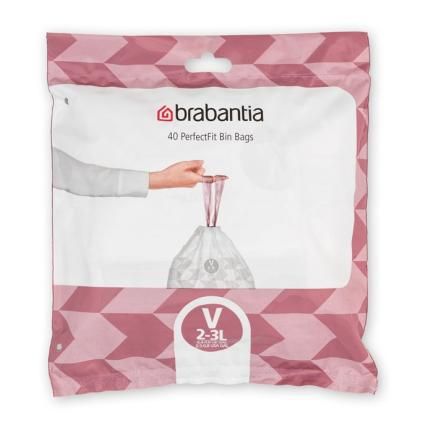 Szemeteszsákok V PERFECTFIT 3 l, 40 db, Brabantia