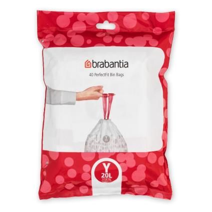 Szemeteszsákok Y PERFECTFIT 20 l, 40 db, Brabantia