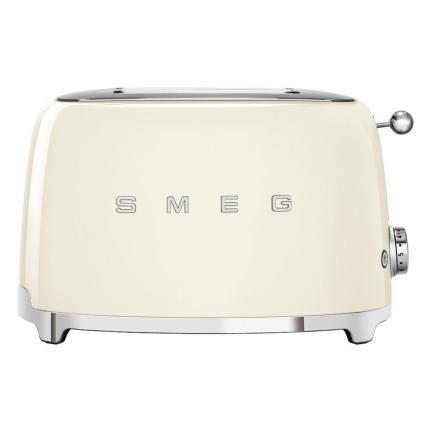 Kenyérpirító TSF01CREU, 2 szelet, krém, Smeg