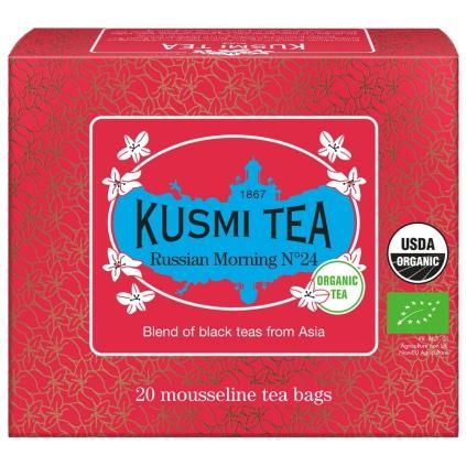 Fekete tea MORNING N°24 20 muszlin teafilter, Kusmi Tea