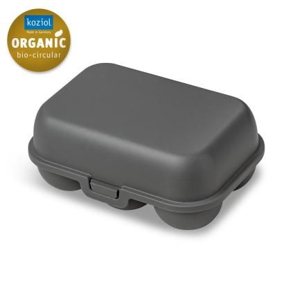 Tároló doboz EGGS TO GO MINI 17 cm, 6 tojáshoz, természetes szürke hamu, Koziol