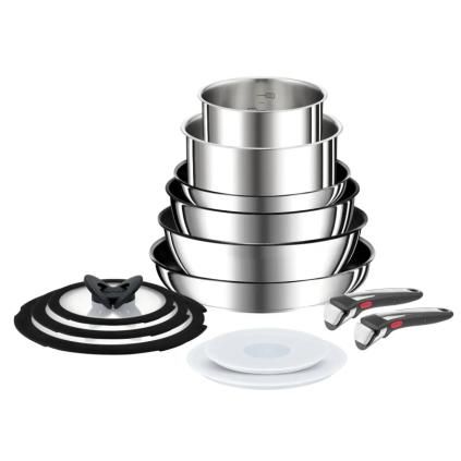 Edénykészlet INGENIO PREFERENCE ON L9749432, 13 db szett, rozsdamentes, Tefal