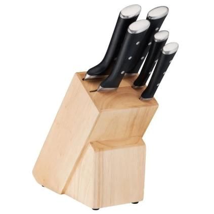 Késkészlet ICE FORCE K232S574, 6 db szett, tartóval, Tefal