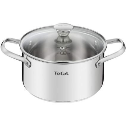Lábas COOK EAT B9214474 20 cm, 3,1 l, rozsdamentes, Tefal