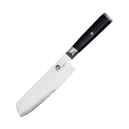 Japán kés NAKIRI OKAMI 17 cm, fekete, Dellinger