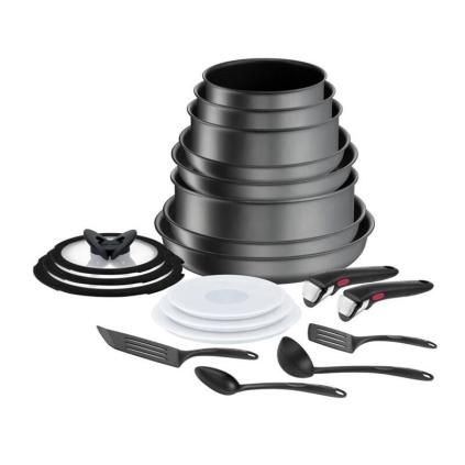 Étkészlet INGENIO DAILY CHEF ON L7619402, 20 db szett, tapadásmentes felület, Tefal