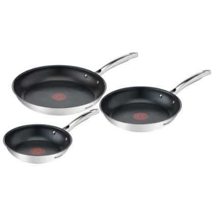 Serpenyőkészlet DUETTO+, 3 db szett, tapadásmentes, Tefal