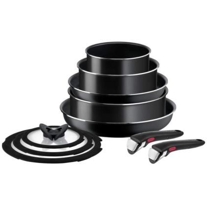 Étkészlet INGENIO EASY ON L1599143, 10 db szett, tapadásmentes bevonat, Tefal