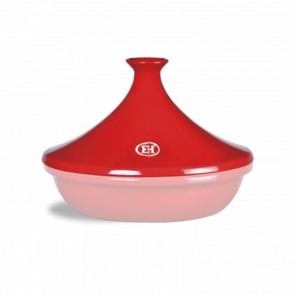 Üveg fedél, Tajine edényhez, piros Burgundy, Emile Henry