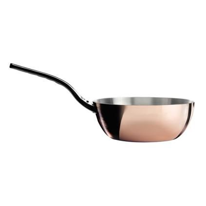 Mély serpenyő PRIMA MATERA 24 cm, indukcióhoz, kúpos, réz, de Buyer