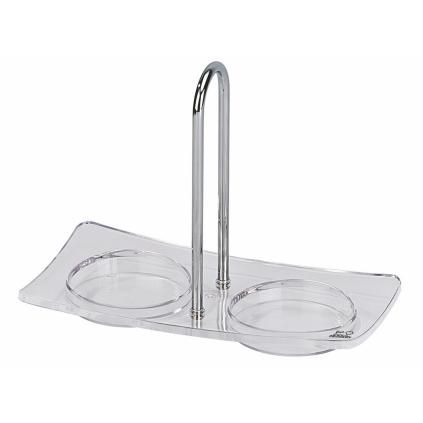 Állvány 2 db max. 15 cm magas darálóhoz, akril