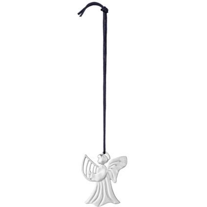 Karácsonyfadísz HARP ANGEL 7 cm, ezüstözött, Rosendahl