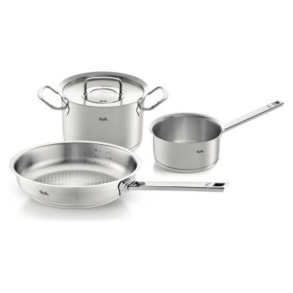 Edénykészlet ORIGINAL-PROFI COLLECTION, serpenyővel, 3 db szett, rozsdamentes, Fissler