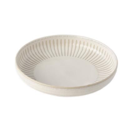 Mélytányér RIDGED ALABASTER 20,5 cm, MIJ
