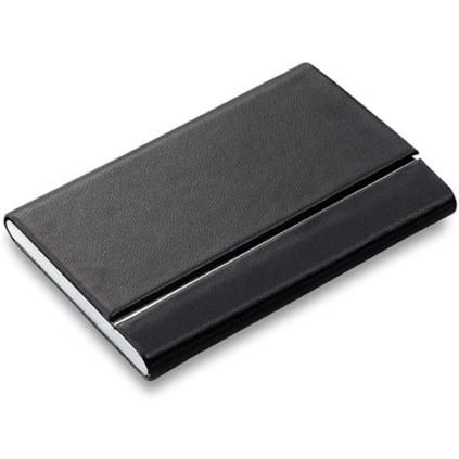 Névjegykártya tartó SLIM 10 cm, fekete, Philippi