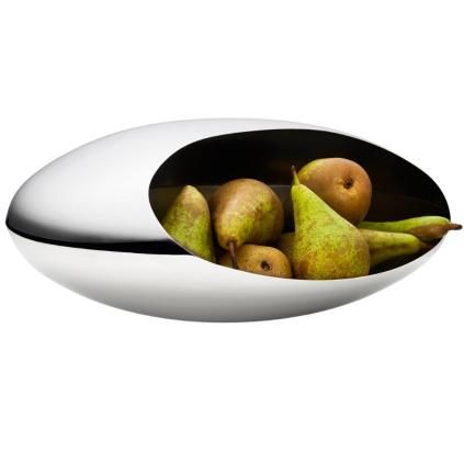 Gyümölcstál COCOON 36 cm, ezüst, Philippi