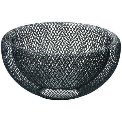 Gyümölcstál MESH 25 cm, fekete, Philippi