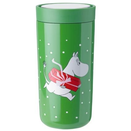 Thermo bögre TO GO CLICK MOOMIN PRESENT 200 ml, zöld, Stelton