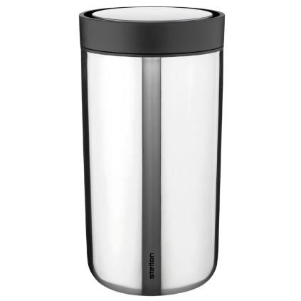 Thermo bögre TO GO CLICK 400 ml, ezüst, Stelton