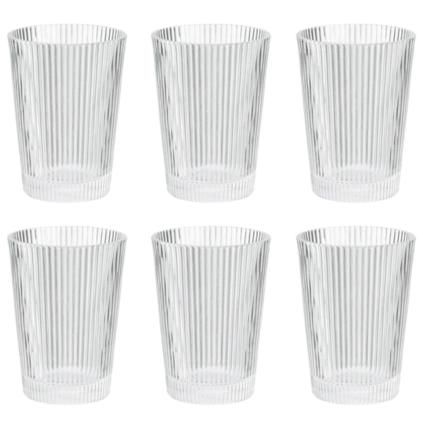 Vizespohár PILASTRO 240 ml, 6 db szett, átlátszó, Stelton