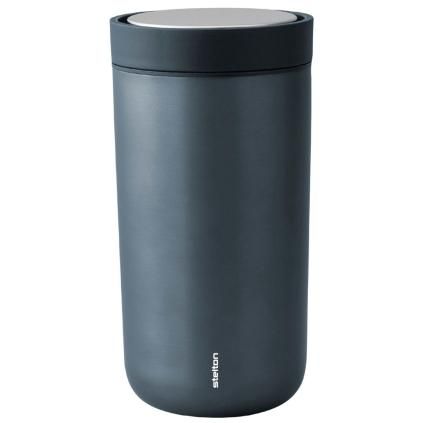 Thermo bögre TO GO CLICK 200 ml, fényes sötétkék, Stelton