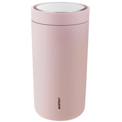 Thermo bögre TO GO CLICK 200 ml, matt rózsaszín, Stelton