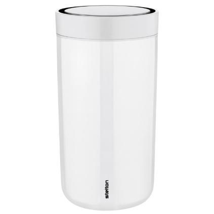 Thermo bögre TO GO CLICK 200 ml, krétafehér, Stelton