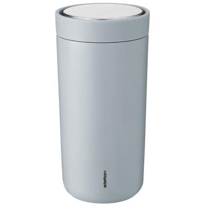 Thermo bögre TO GO CLICK 400 ml, matt felhő, Stelton