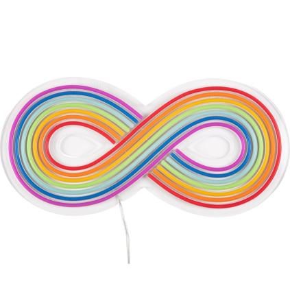 LED faldekoráció RAINBOW 51 cm, Seletti 