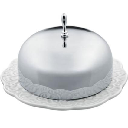 Vajtartó doboz DRESSED, 12 cm, fehér, Alessi