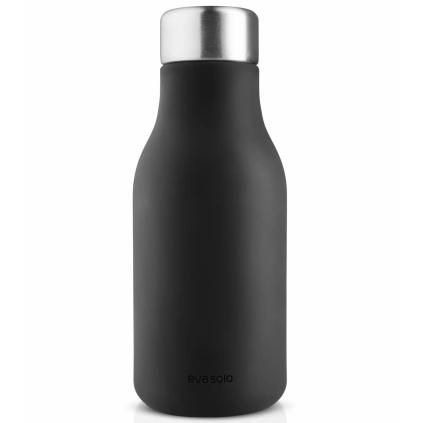Folyékony szappan adagoló 200 ml, fekete, szilikon, Eva Trio