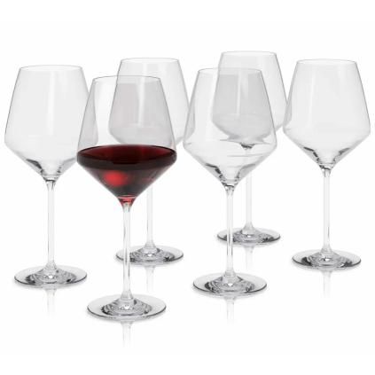 Vörösboros pohárkészlet 6 db LEGIO NOVA 650 ml, Eva Trio