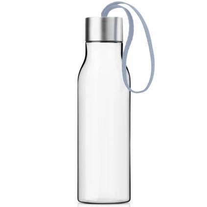 500 ml-es kulacs, felhőkék pánttal, műanyag,Eva Trio