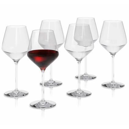 Vörösboros pohárkészlet 6 db LEGIO NOVA 450 ml, Eva Trio